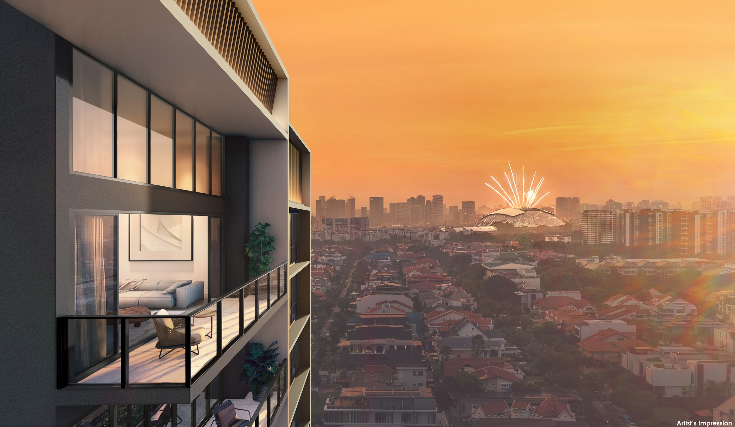 emerald-of-katong-artist-impression-evening-view-singapore