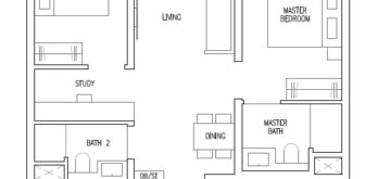 emerald-of-katong-floor-plan-2-bedroom-plus-study-type-b5s-singapore
